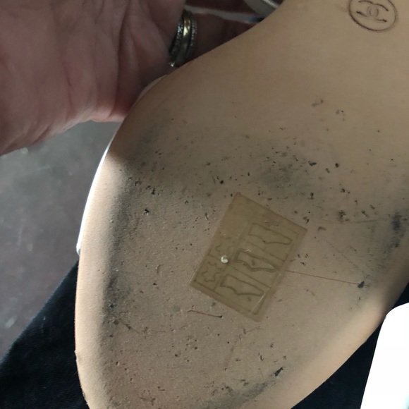 Chanel sandals 👠 limited. sz 39 serial # posted - Picture 5 of 8